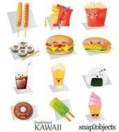 Fast Food Vectors Free