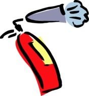 Clipart of the fire extinguisher