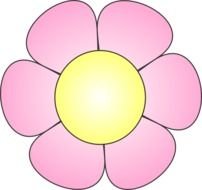 Pink Daisy Clip Art N13