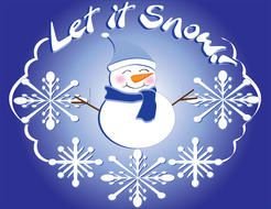 Let It Snow Digital Art