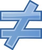 Not Equal Sign N7