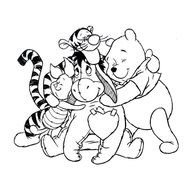 Coloriage Bourriquet Et Winnie LOurson A Imprimer Gratuit