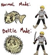 Puffer Fishes Drawing