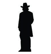 Black Silhouette Cutouts drawing