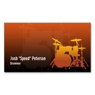 Simple Drum Set Silhouette Drummers Kit