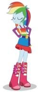 anthropomorphic my little pony character, Rainbow Dash