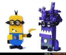 Minions Hechos Con LEGO