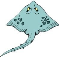 Stingray Clip Art N25