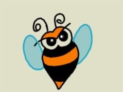Bumble Bee as a graphic illustration