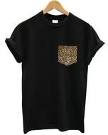 Black T Shirt With Pocket drawing