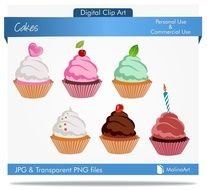 Cupcake Thank You Clip Art