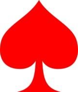 Ace Spades Clip Art