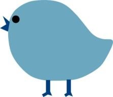 Dark Blue Bird Clip Art