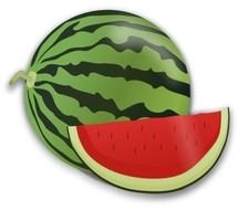 Watermelon Cartoon Clip Art N12