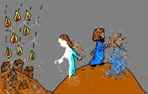 Lots Wife Pillar drawing
