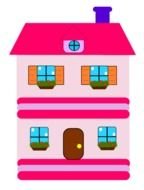 Cartoon House Clip Art N71