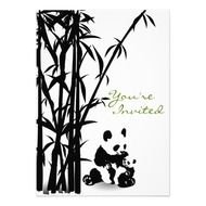 Panda Bear Baby Shower Invitations