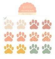 Printable Easter Bunny Footprints N3