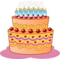 Birthday Cake Clip Art N291