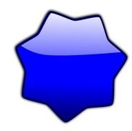 Blue Star Clip Art N42