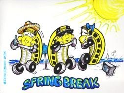 Colorful Srping Break clipart