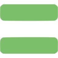 Green Equal Sign N5