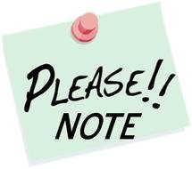 Please Note Clip Art N7