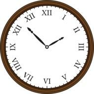 Retro Clocks as picture for clipart