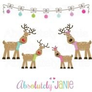 Christmas Reindeer Clip Art N38