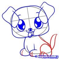 How To Draw Cute Easy Puppies Step By