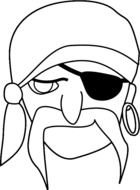 Pirate Coloring Pages N4