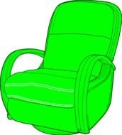 Arm Chair Clip Art N14