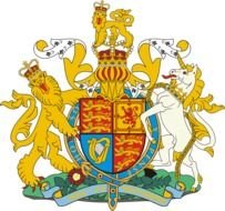 United Kingdom Coat Of Arms as a graphic illustration