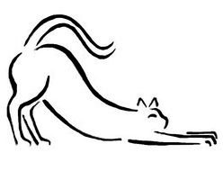 Ä°llustration of Cartoon Cat Drawing