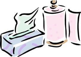 Clipart of Kleenex Box