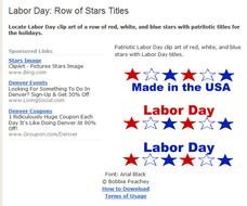 Labor Day Clip Art N72