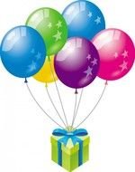 Happy Birthday Balloons N44