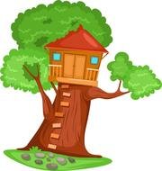 Tree House Clip Art N12