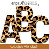 Animal Print Letters Clip Art N2