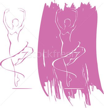 Ballet Dance Icon Stock Photo 02