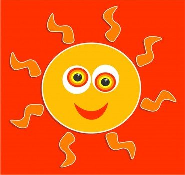 Happy Sun Cartoon N6