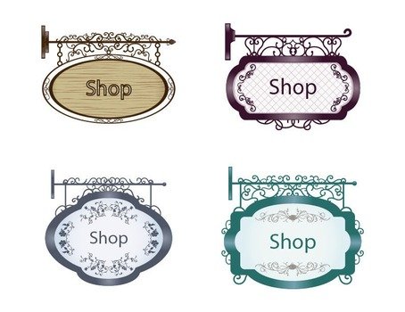 Vintage Sign Vector N3