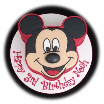 Mickey Mouse Head Cake