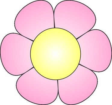 Pink Daisy Clip Art N13