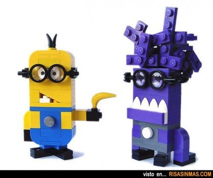 Minions Hechos Con LEGO