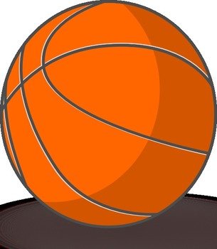 Basketball Cartoon Clip Art N36