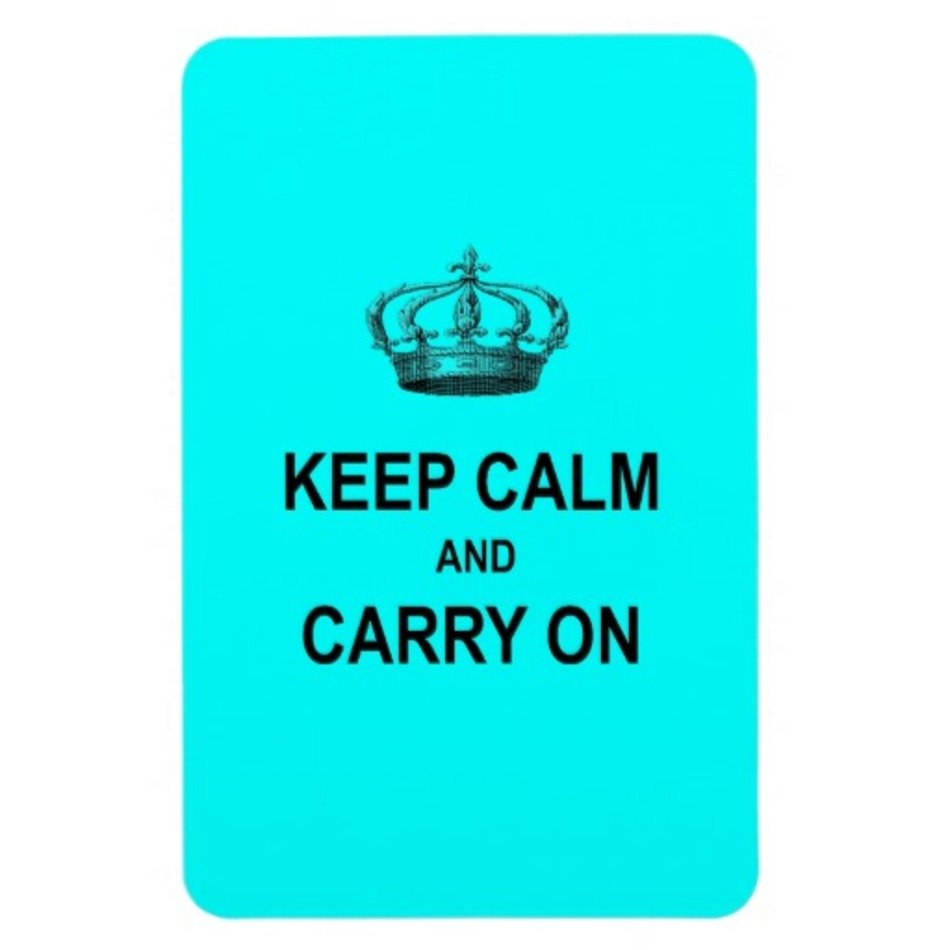 Keep Calm And Carry On Crown N3