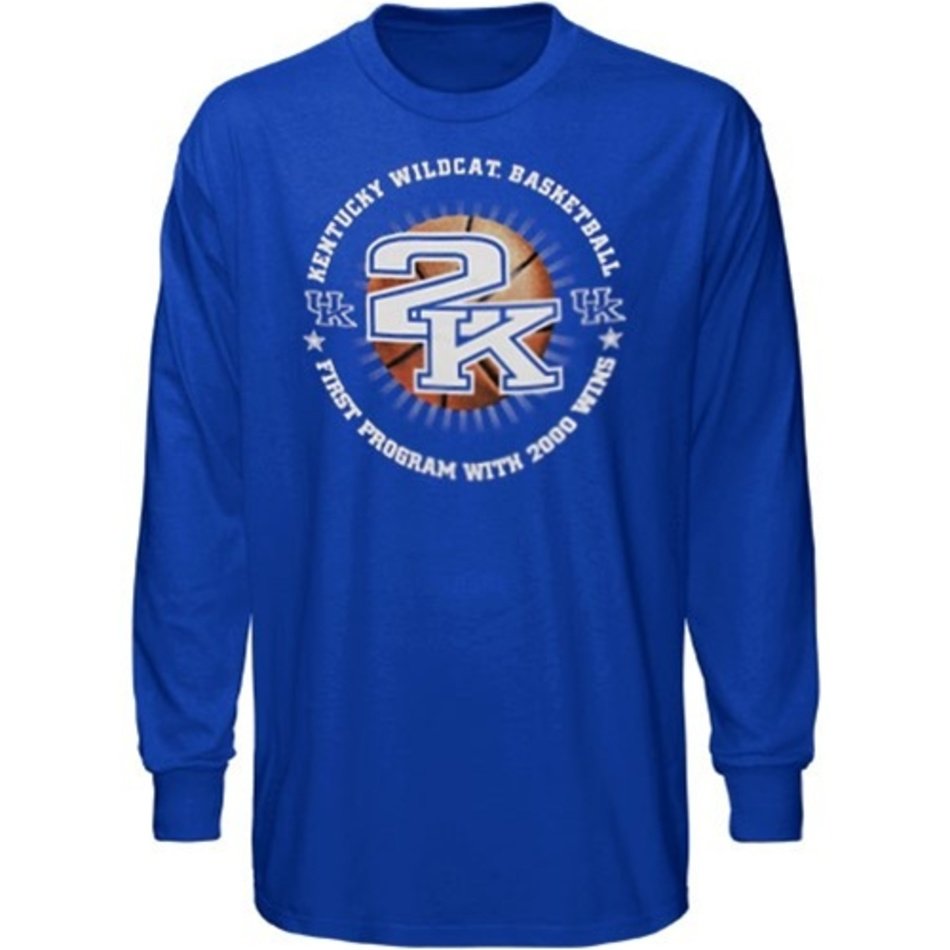 Kentucky Wildcats 2000 Win Tee Royal Short Sleeve