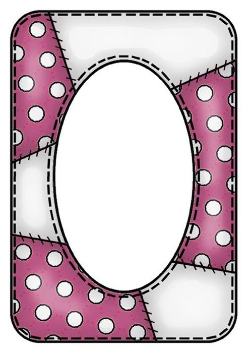 Polka Dot Border Clip Art N15