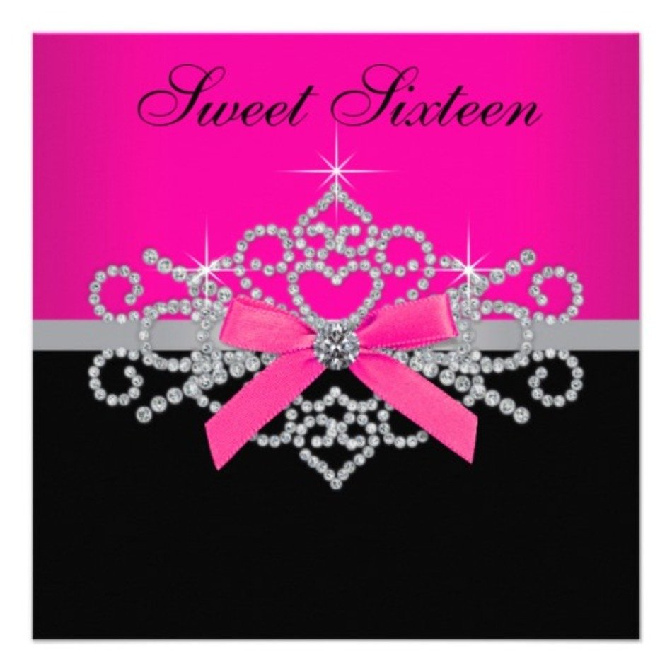 Hot Pink And Black Decorations